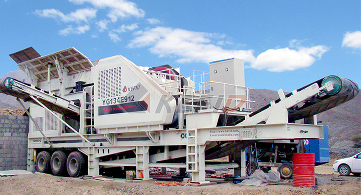 Chile 120-150TPH River Stone Mobile Crushing Line